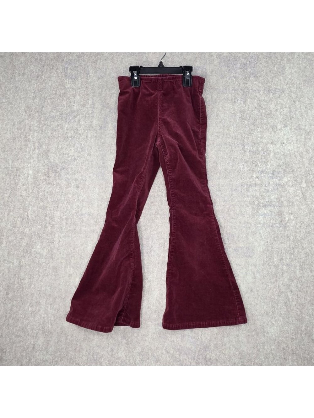 Chelsea & Violet Girls Flared Corduroy Pants Red Size S Elastic Waist